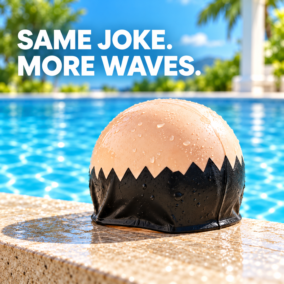 BALDWAVE™ SWIM CAP